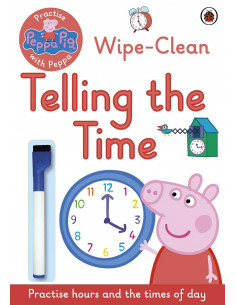 Peppa Pig Wipe Clean Tell In The Time
