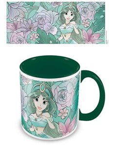 Aladdin (floral Jasmine) Green Inner Coloured Mug