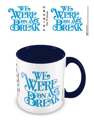 Friends (on A Break) Blue Coloured Inner Mug