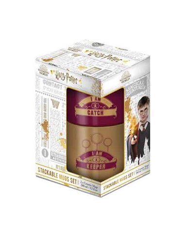 Harry Potter (catch & Keeper) Stackable Mug Set