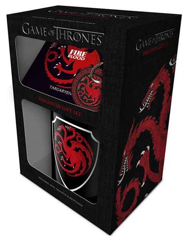 Game Of Thrones Targaryen Mug Coaster & Keychain