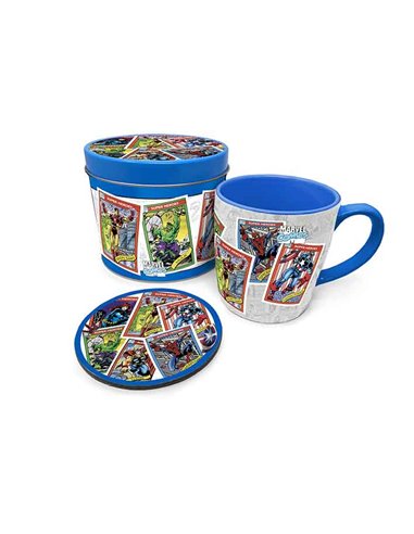 Marvel Retro (collectors Cards) Mug Tin Set