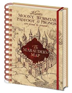 Harry Potter (the Marauders Map) A5 Notebook