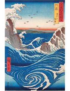 Naruto Whirlpool (hiroshige) Poster