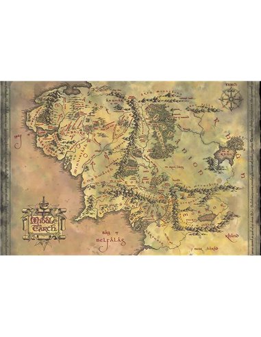 Lord Of The Rings (middle Earth) Maxi Poster