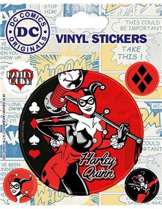 Harley Quinn (retro) Stickers