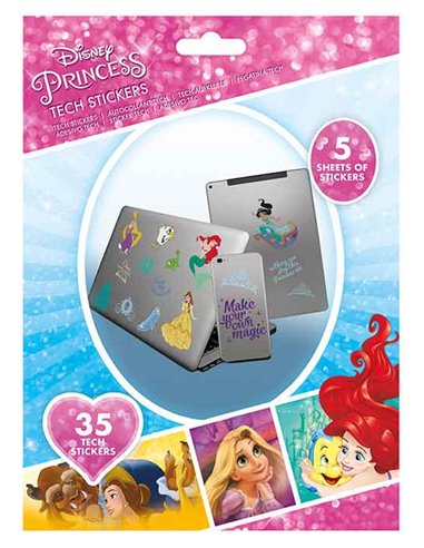 Disney Princess (royal Ensable) Tech Stickers