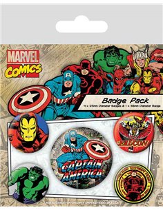 Marvel Comics (captain America) Badge Pack