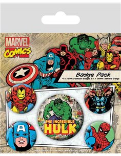 Marvel Comics (hulk) Badge Pack