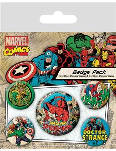 Marvel Comics (spider Man) Badge Pack