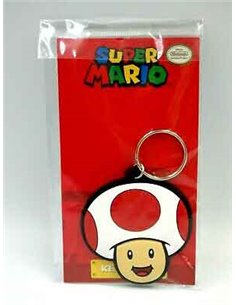 Super Mario (toad) Rubber Keychain