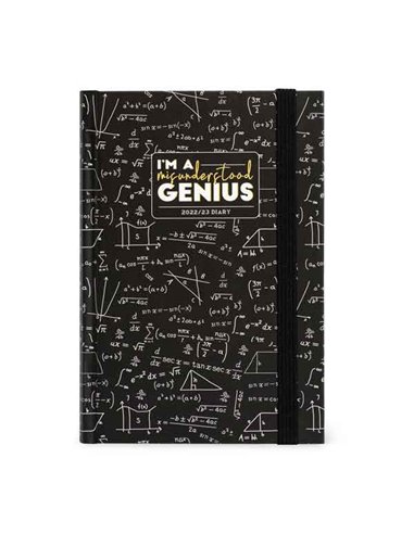 16-Month DiarY-2022/2023-Medium Daily DiarY-Genius