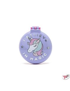 Hair Brush With MirroR-Unicorn