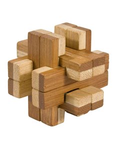 IQ-Test Bamboo PuzzlE-Doubleblock