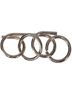IQ-TesT- Metal PuzzlE- Four Rings