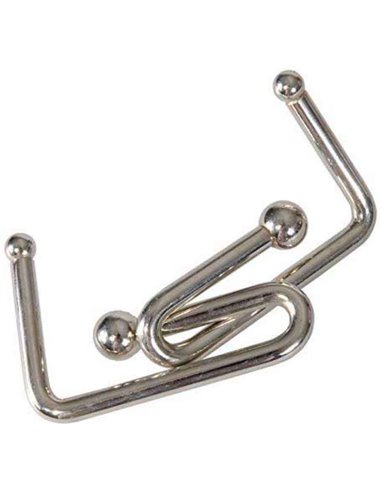 IQ-TesT- Metal PuzzlE-Double Hook