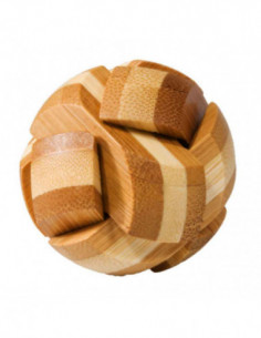 IQ-TesT-3d Mini Eco Wooden PuzzlE-Ball