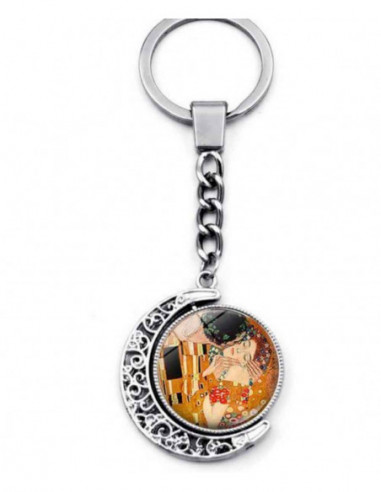 Art Keyring DoublE-SideD- KlimT- The Kiss