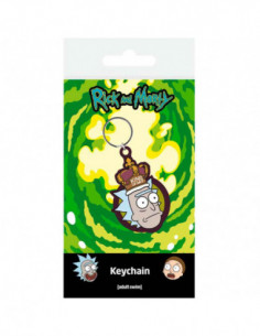 Rick And Morty (king Of S**t) Rubber Keychain