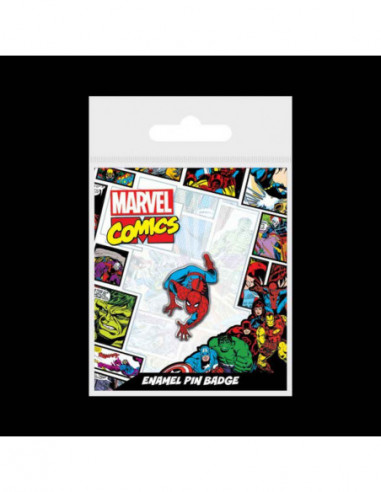 Marvel Comics (spider Man) Emanel Pin Badge