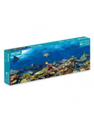 Ocean Life 1000 Pieces Panoramic Puzzle