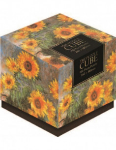Monet Sunflower - The Puzzle Cube 100 Piece