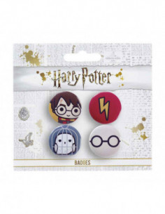 Harry Potter Cutie Button Badge Set