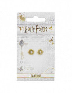 Harry Potter Time Turner Gold Plated Stud Earrings