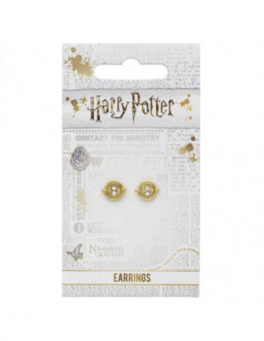 Harry Potter Time Turner Gold Plated Stud Earrings