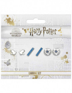 Harry Potter Ravenclaw Set Of 3 Stud Earrings