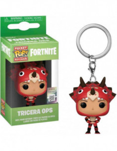 Pop Fortnite Tricera Ops Keychain