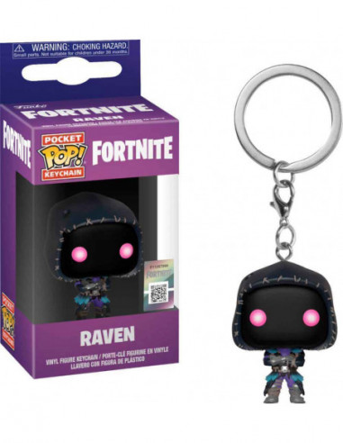 Pop Fortnite Raven Keychain