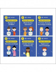 Master Math At Home Collection Of 6 Books Ks2 10-11 Years