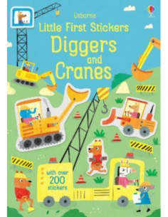 Little First Stickers Diggers And Cranes