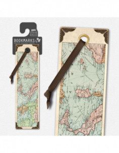 Map Vintage Bookmark