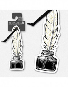 Quill & Ink Academia Bookmark
