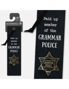 Grammar Police Literary Bookmark