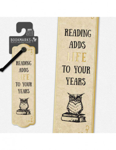 Life To Your Years Literary Bookmark