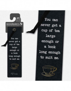 Cup Of Tea Literary Bookmark