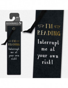 Interrupt Me Literary Bookmark