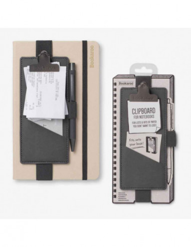 Bookaroo Clipboard For Notebooks - Charcoal