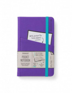 Bookaroo Pocket Notebook A6 - Purple