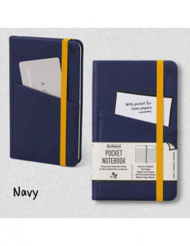 Bookaroo Pocket Notebook A6 - Navy