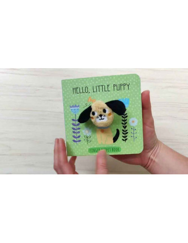 Hello, Little - Puppy Finger Puppet Book