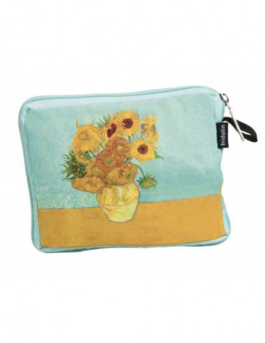 Bag In Bag With Zip Nylon - Van Gogh Sunflowers