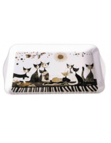 Tin Tray Wachtmeister Cats Sepia Big