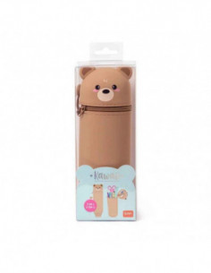 2 In 1 Pencil Case - Teddy Bear