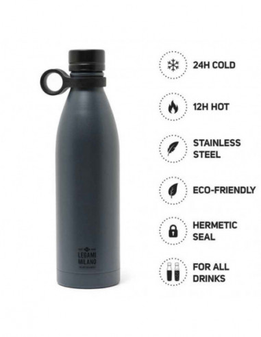 Vacuum Bottle - Hot & Cold 800ml - Black