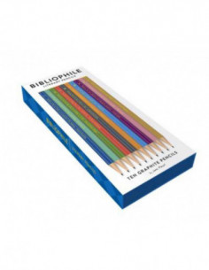 Bibliophile Literary Pencils (ten Graphite Pencils)