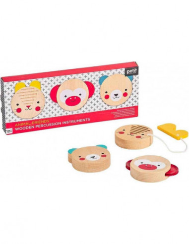 Animal Friends Wooden Percussion Intruments